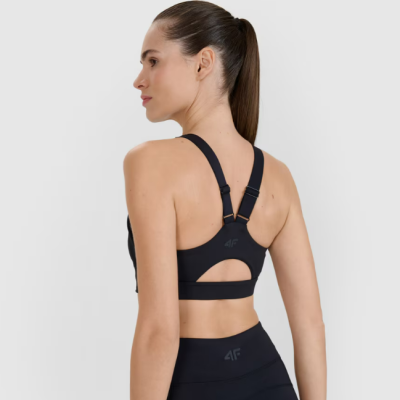 Sutiã de treino feminino de suporte médio - preto Sutiã de treino feminino de suporte médio - preto