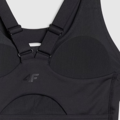 Sutiã de treino feminino de suporte médio - preto Sutiã de treino feminino de suporte médio - preto