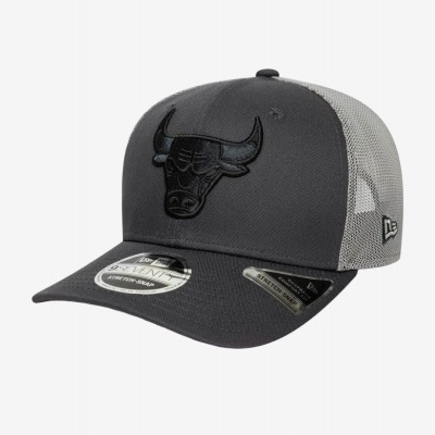 Boné New Era Chicago Bulls Tonal 9SEVENTY Trucker Cinzento