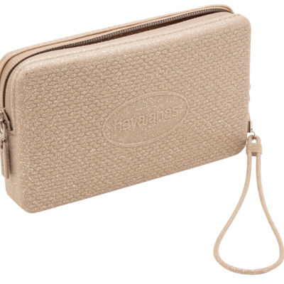 HAVAIANAS MINI BAG PLUS GLITTER GOLDEN