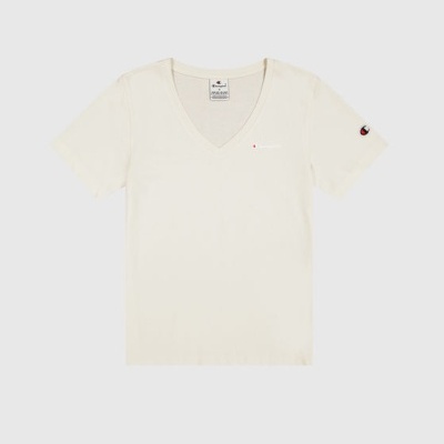 T-shirt Feminina Small Logo Bege Champion