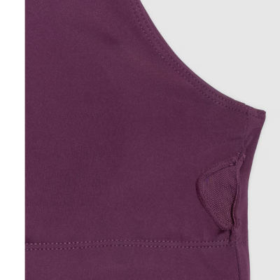 Sutiã de treino feminino com suporte baixo - Beringela Sutiã de treino feminino com suporte baixo - Beringela