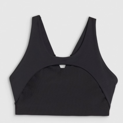 Sutiã de treino feminino de suporte médio - preto Sutiã de treino feminino de suporte médio - preto
