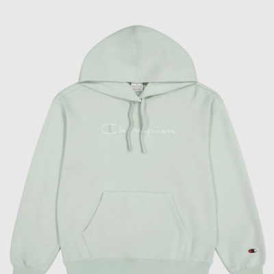 Hoodie feminino Icons Light verde menta Champion