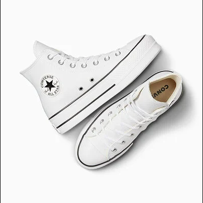 CONVERSE Chuck Taylor All Star Plataforma de Pele