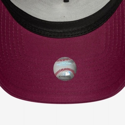 Boné New Era LA Dodgers MLB A-Frame Trucker Burgundy