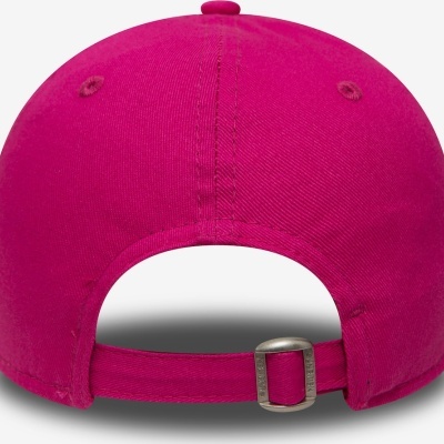 Boné curvo rosa ajustável para criança 9FORTY Essential dos New York Yankees MLB da New Era