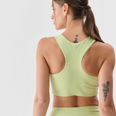 Sutiã de treino feminino com suporte baixo - Verde Lima Sutiã de treino feminino com suporte baixo - Verde Lima