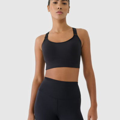 Sutiã de treino feminino de  alto suporte- preto