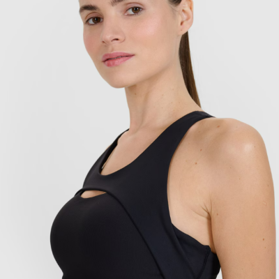 Sutiã de treino feminino de suporte médio - preto Sutiã de treino feminino de suporte médio - preto