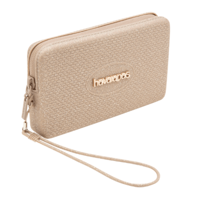 HAVAIANAS MINI BAG PLUS GLITTER GOLDEN