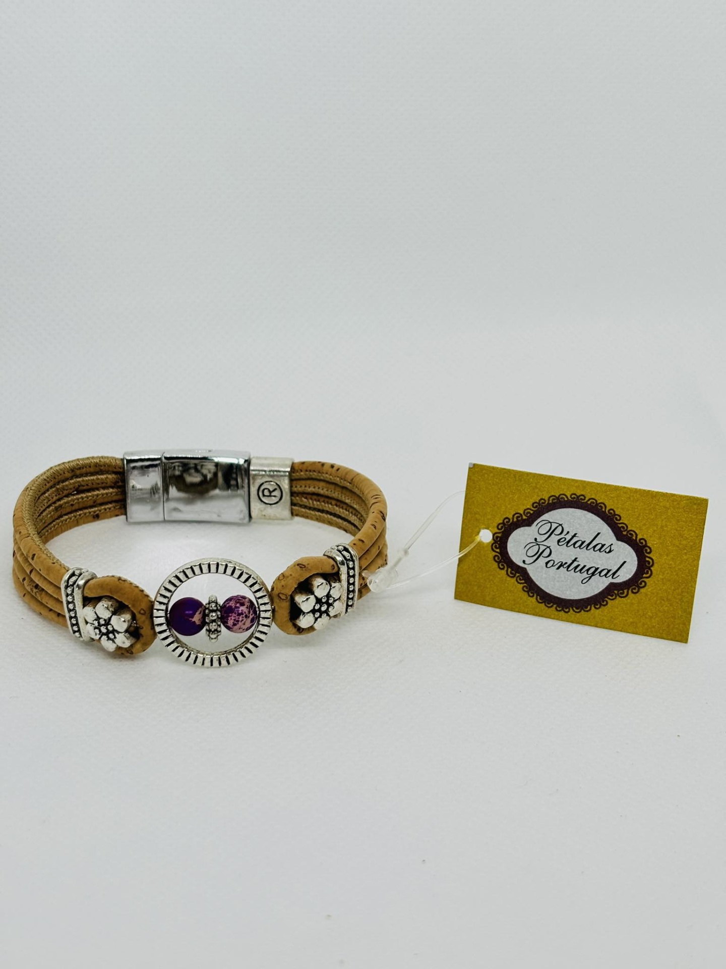 Pulseira Cortiça 4 Fios - Várias Cores