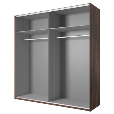 Quarto Completo Cama 160x200 Carvalho e Preto