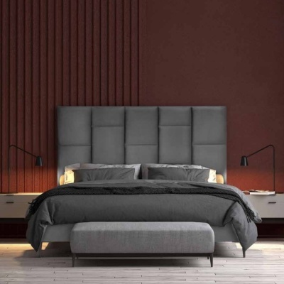 Cabeceira de Cama Estofada Burdeos