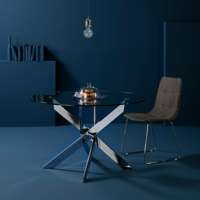 Mesa de Jantar em Vidro Ruth