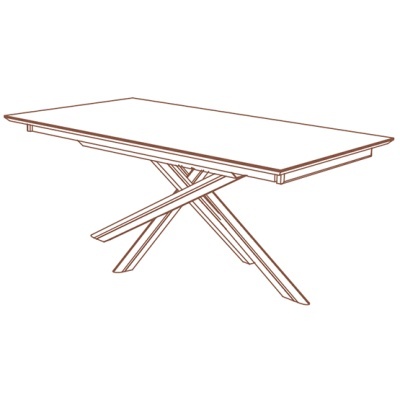 Mesa de Jantar Cácio Table Concept - T06