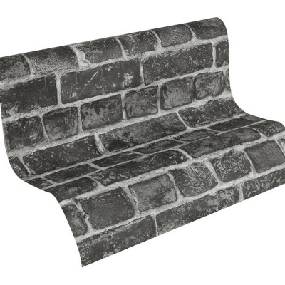 Papel de Parede Pedra, Casa de Campo, Preto 30682-2