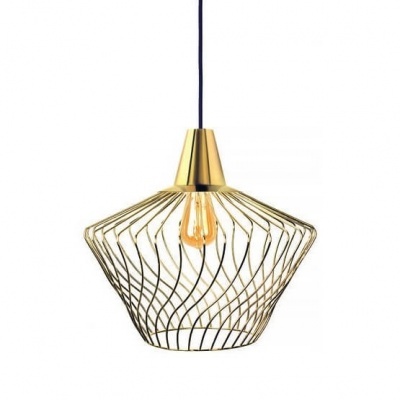 Candeeiro Suspenso Preto ou Dourado Wave S Candeeiro Suspenso Preto ou Dourado Wave S