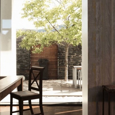 Papel de Parede Madeira, Casa de Campo, Preto, Castanho 36893-2