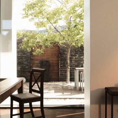 Papel de Parede Tropical, Folhas, Uni, Laranja 37375-1