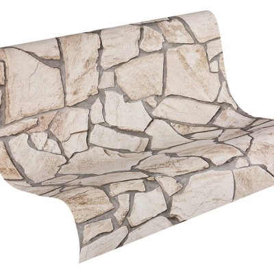 Papel de Parede Pedra, Casa de Campo, Bege, Castanho, Cinza 9273-23