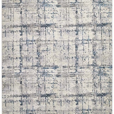 Tapete / Carpete por Medida Cinzento e Azul Artisan 201