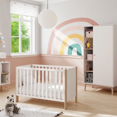 Roupeiro Infantil Com Estante Branco