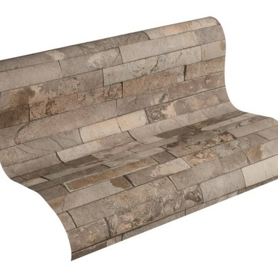 Papel de Parede Pedra, Casa de Campo, Bege, Castanho 35582-2