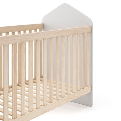 Berço Bebé Casinha Branco