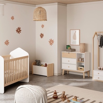 Berço Bebé Casinha Branco