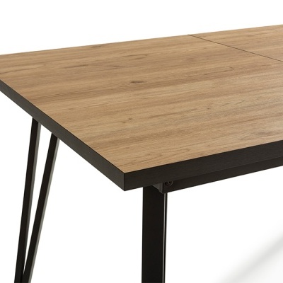 Mesa de Jantar Moderna Extensível 140 cm a 180 cm