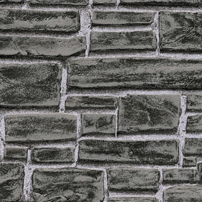 Papel de Parede Pedra, Vulcanica, Preto, Cinzento 6623-30 Papel de Parede Pedra, Vulcanica, Preto, Cinzento 6623-30