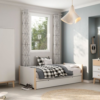 Roupeiro Infantil Com Estante Branco