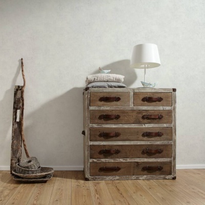 Papel de Parede Tropical, Uni, Cinzento 37370-4