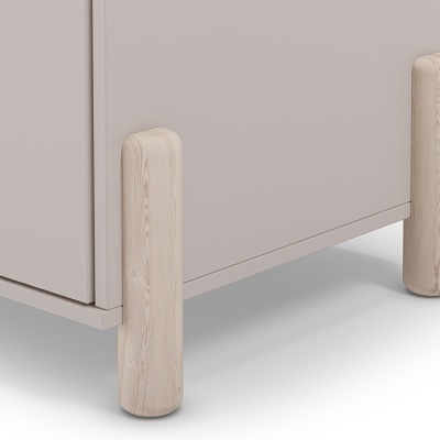 Roupeiro Infantil 2 Portas em Creme