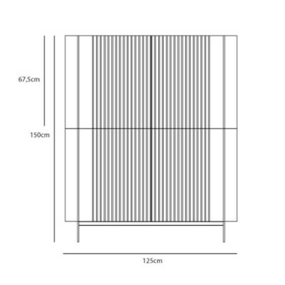 Armário Vitrine Cácio Piana