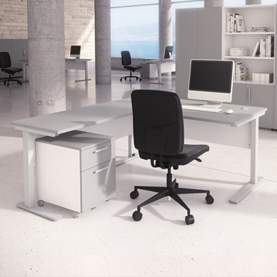 Secretária Branco e Cinzento Log In