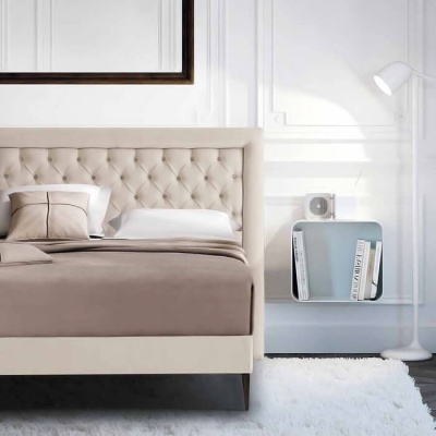 Cabeceira de Cama Estofada Mikonos