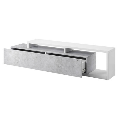 Sala Completa Moderna em Branco e Cinza Betão Bota Sala Completa Moderna em Branco e Cinza Betão Bota