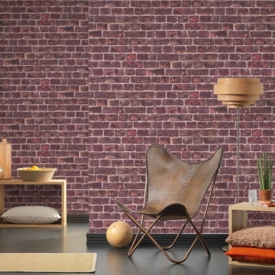 Papel de Parede Pedra, Casa de Campo, Preto, Roxo, Vermelho 30682-1 Papel de Parede Pedra, Casa de Campo, Preto, Roxo, Vermelho 30682-1