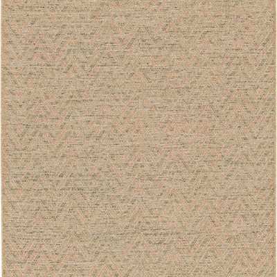 Tapete Interior e Exterior Belize Bege e Verde