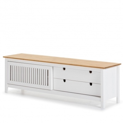 Móvel de TV Branco 158 cm Bruna