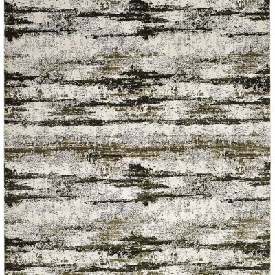 Tapete / Carpete por Medida Branco e Verde Artisan 102