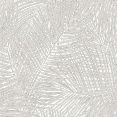 Papel de Parede Tropical, Folhas, Selva, Floral, Cinza, Branco 37371-3 Papel de Parede Tropical, Folhas, Selva, Floral, Cinza, Branco 37371-3