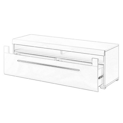 Base Móvel TV Moderno Nórdico 140 ou 160 cm Carvalho Tulsa