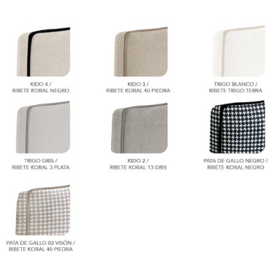 Cabeceira de Cama Estofada Cerdeña