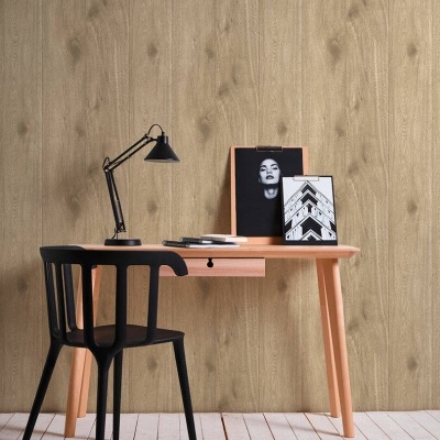 Papel de Parede Madeira, Casa de Campo, Bege, Castanho 30043-4