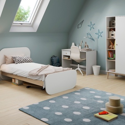 Cama Infantil 90x190 cm Esteban Branca