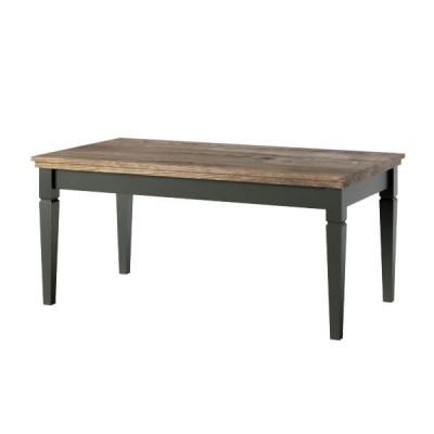 Mesa de Centro Clássica em Verde e Carvalho Evora