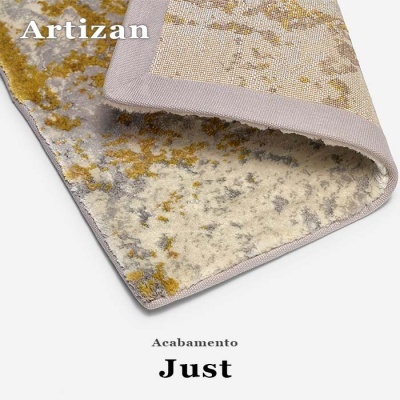 Tapete / Carpete por Medida Bege e Azul Artisan 203